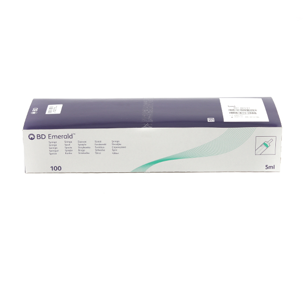BD Emerald seringues 3 pièces x 100