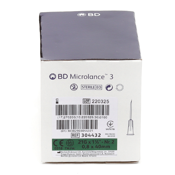BD Microlance 3 Aiguille hypodermique x100