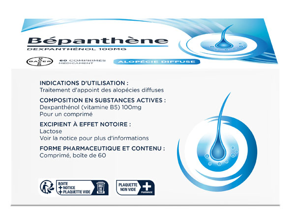 Bepanthene comprimé Cheveux