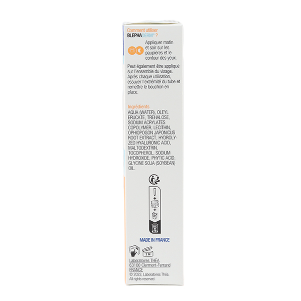 Blephaderm crème apaisante paupières et contour des yeux