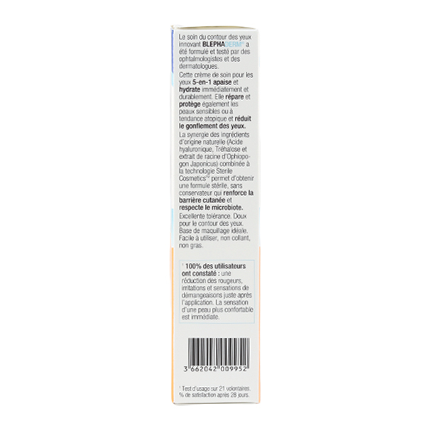 Blephaderm crème apaisante paupières et contour des yeux