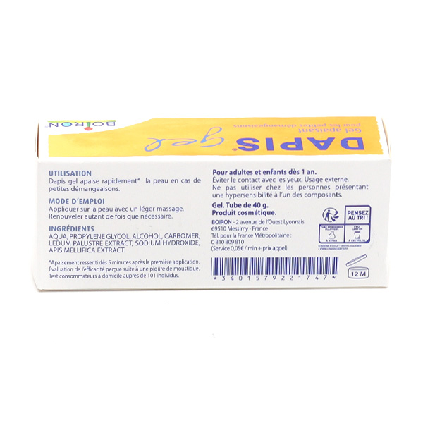 Boiron Dapis gel apaisant