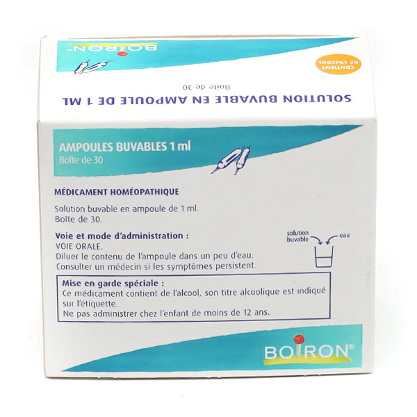 Boiron Oreille interne 8 DH ampoules