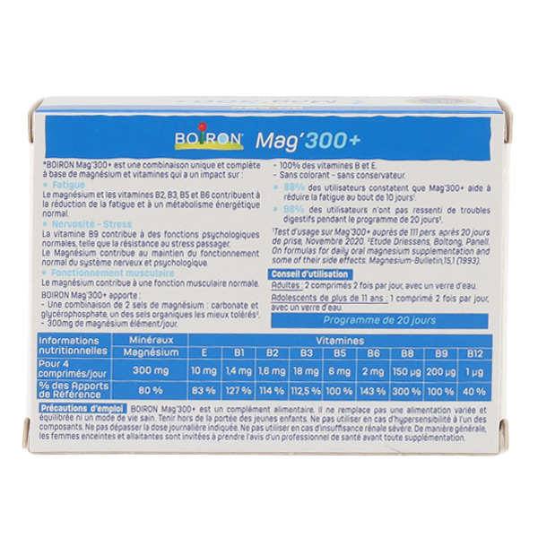 Mag 300+ comprimés