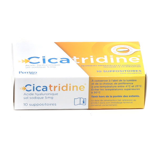 Cicatridine suppositoires