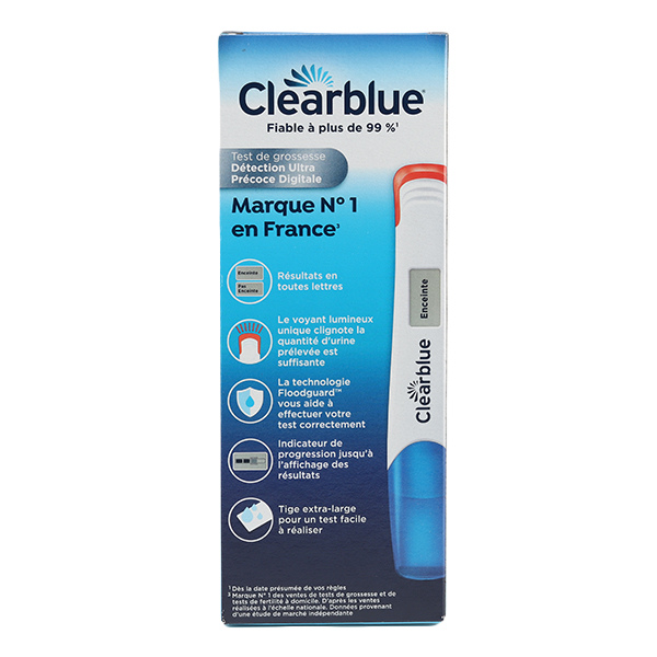 Clearblue Test de grossesse digital précoce