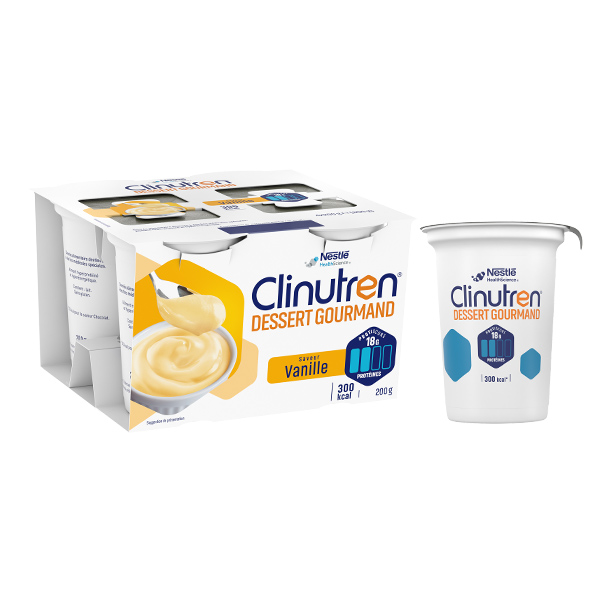 Clinutren dessert gourmand crème hyperprotéinée