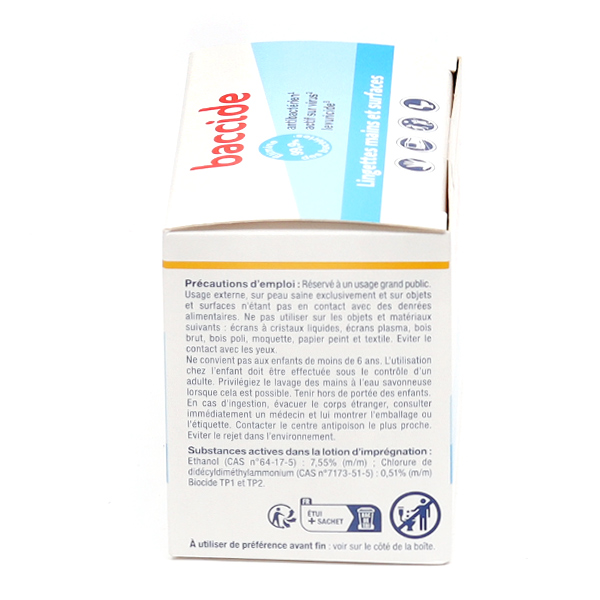 Baccide lingettes désinfectantes