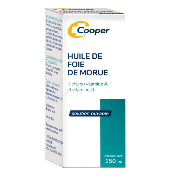 Cooper huile de foie de morue