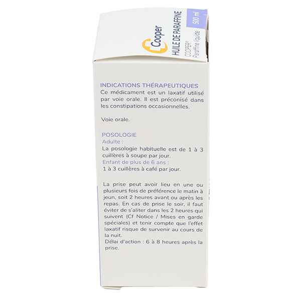 Huile de Paraffine liquide Cooper