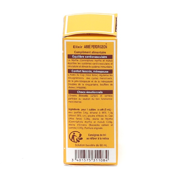 Elixir de l'Abbé Perdrigeon solution buvable