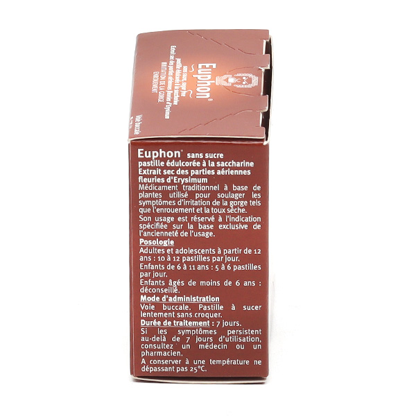 Euphon sans sucre pastilles