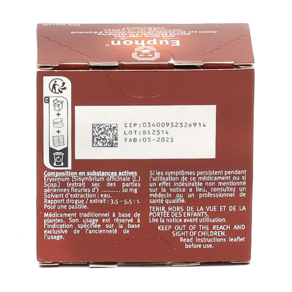 Euphon sans sucre pastilles