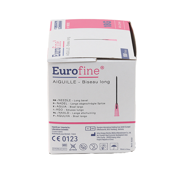 Eurofine aiguilles hypodermiques x 100