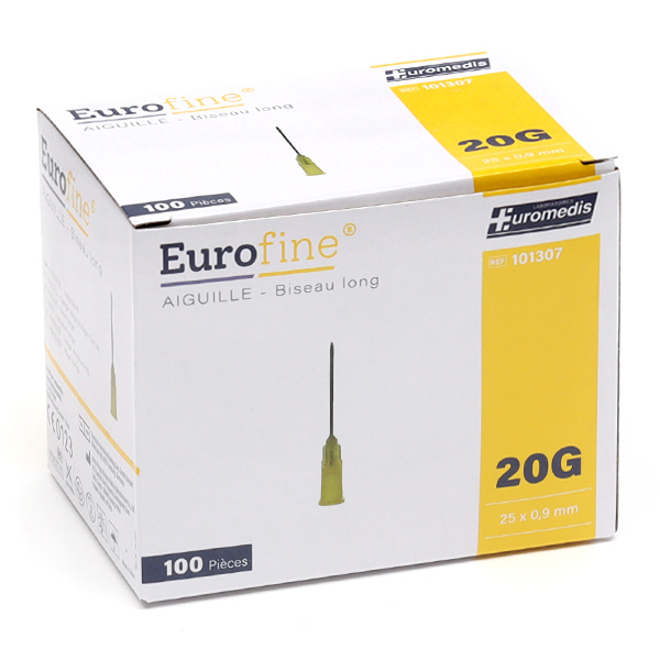 Eurofine aiguilles hypodermiques x 100
