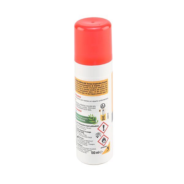 Expert 123 Anti moustiques et tiques Spray répulsif Zones tropicales