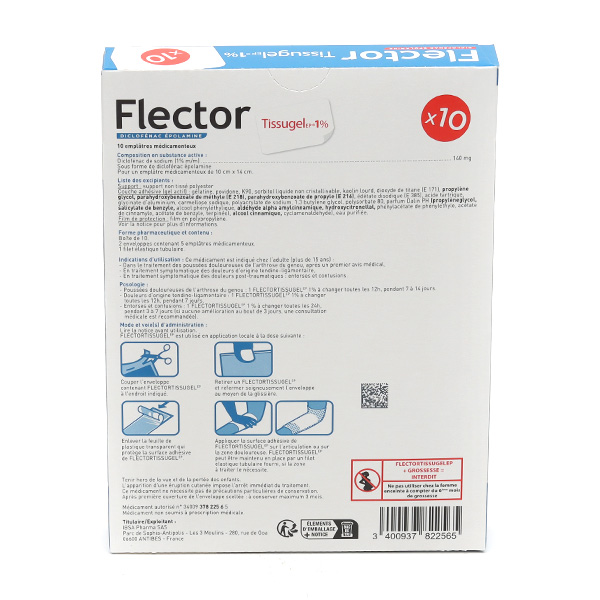 Flector Tissugel EP 1 % patch