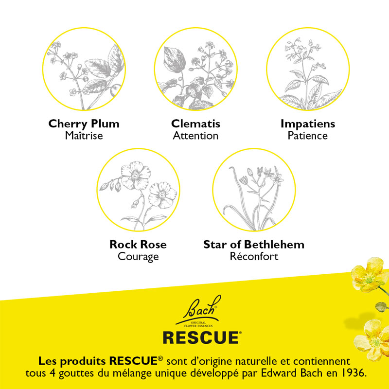 Fleurs de Bach Rescue Kids gouttes buvables
