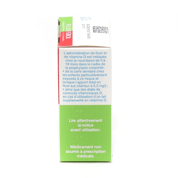 Fluostérol 0,25 mg/800 UI/dose gouttes