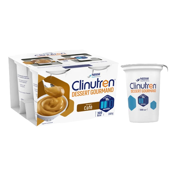 Clinutren dessert gourmand crème hyperprotéinée