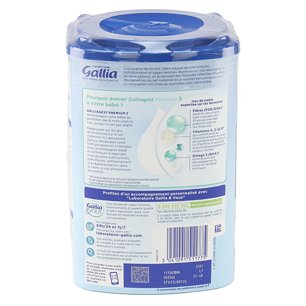 Gallia Galliagest Premium 2ème âge