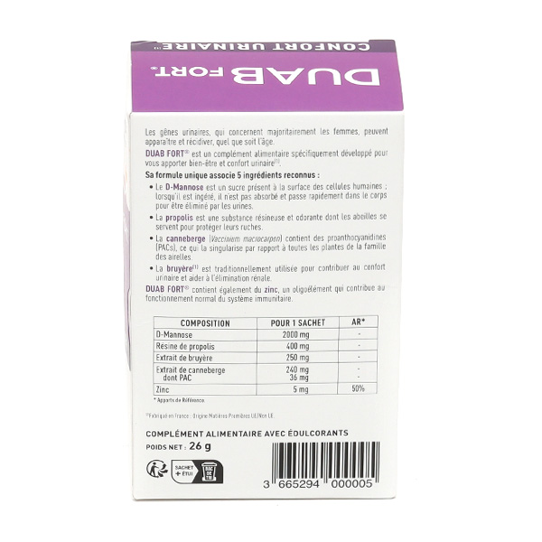 Granions Duab Fort sachets