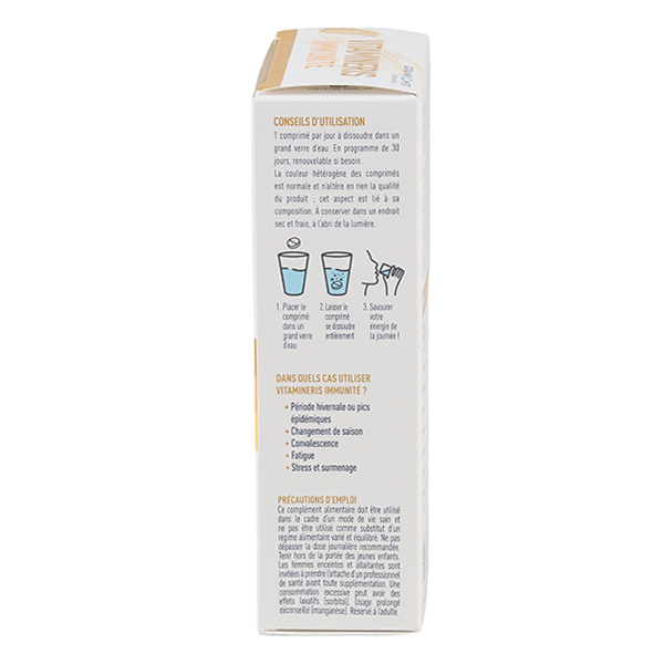 Granions Vitamineris Immunité comprimés effervescents