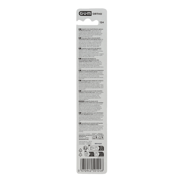 Gum Ortho brosse à dents souple
