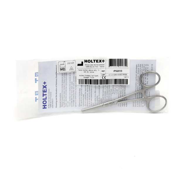 Holtex pince Kocher droite avec griffes