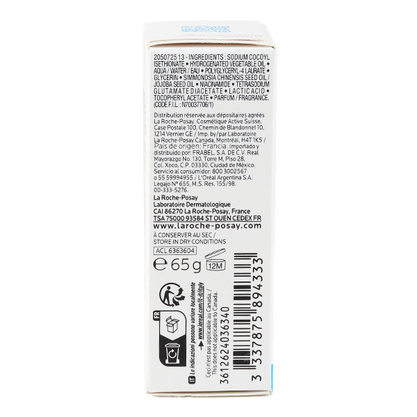 La Roche Posay Effaclar pain dermatologique anti imperfections