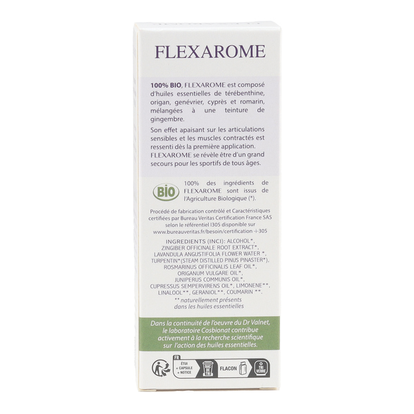Docteur Valnet Flexarome articulations et muscles Bio