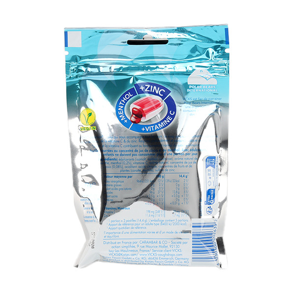Vicks Pastilles Triple Action sans sucres