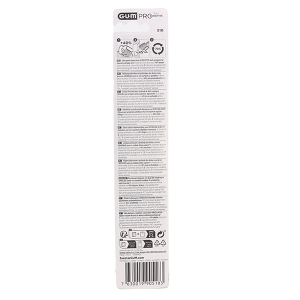 Gum Pro Sensitive brosse à dents ultra-souple