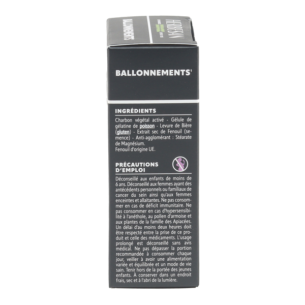 Herbesan Carbogaz gélules Ballonnements