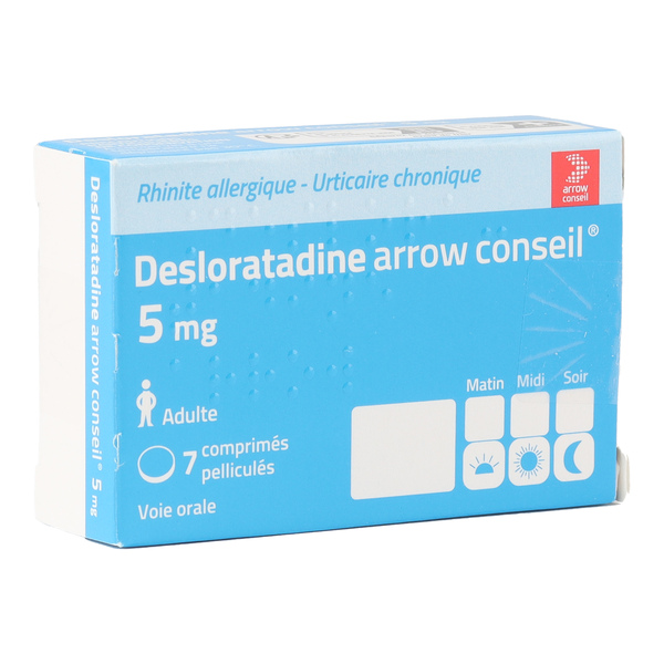 Desloratadine 5 mg comprimé