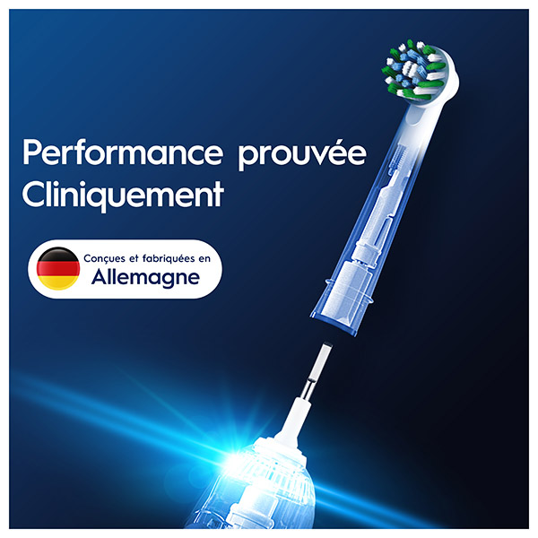 Oral B Cross Action Pro recharge brosse à dents électrique