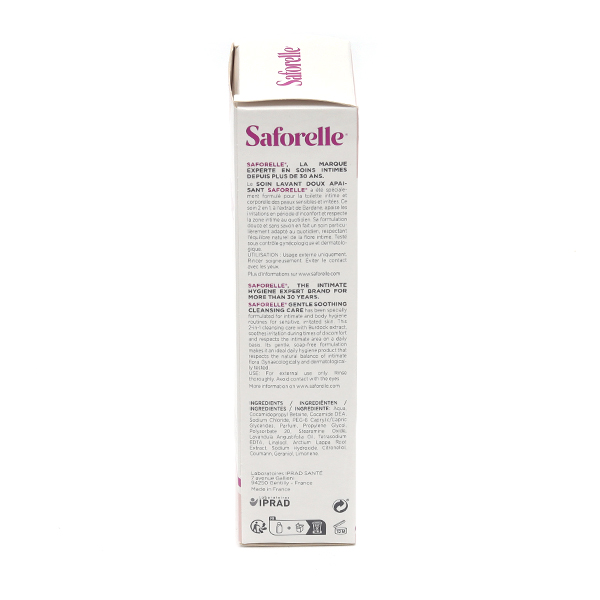 Saforelle soin lavant doux apaisant