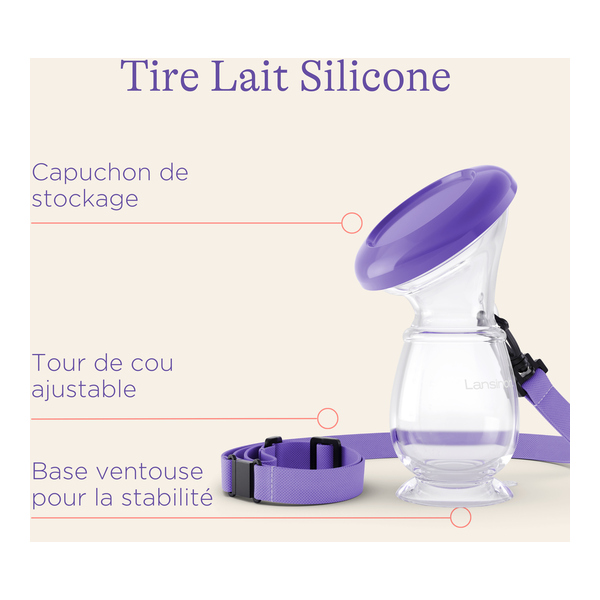 Lansinoh Tire lait silicone