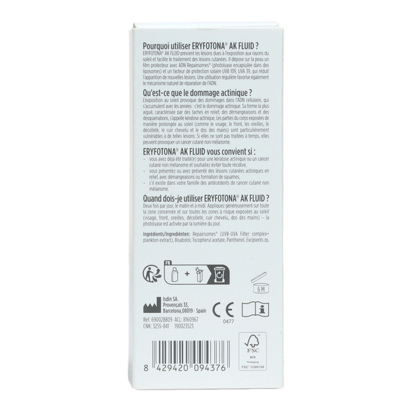 Isdin Crème solaire fluide Eryfotana AK SPF 100+