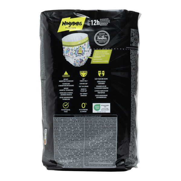 Ninjamas Sous vêtement de nuit absorbants 4-7 ans