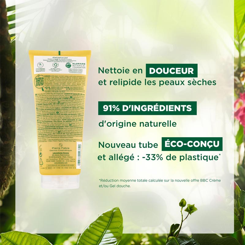 Klorane Crème de douche nutritive