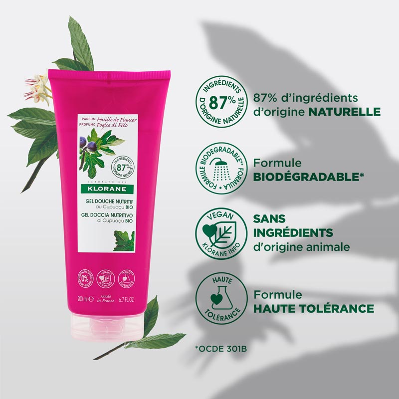 Klorane gel douche nutritif