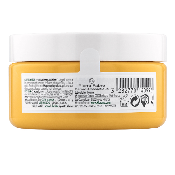 Klorane masque beurre de mangue