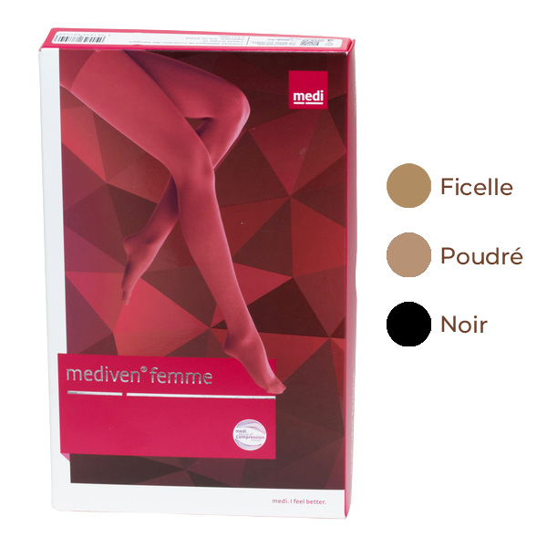 Bas de contention femme classe 2 Mediven Karesse Medi