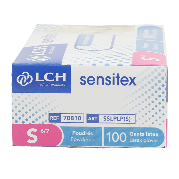 Gants latex poudrés par 100
