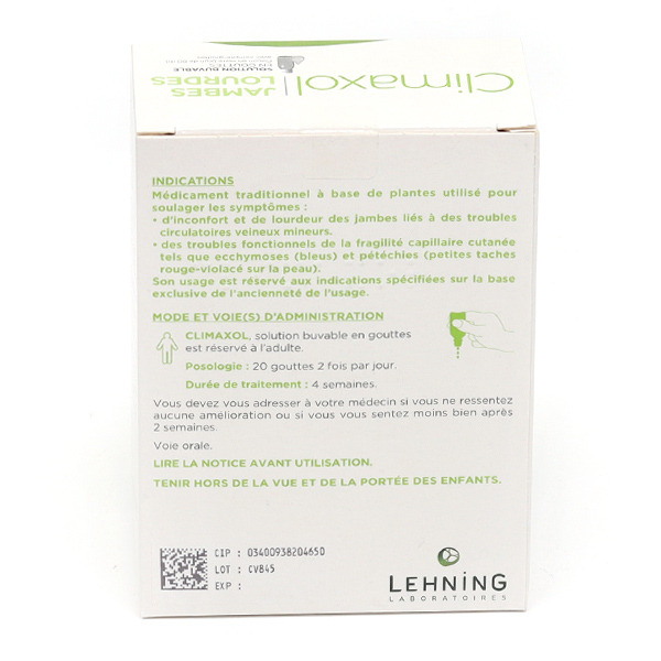 Climaxol gouttes Lehning