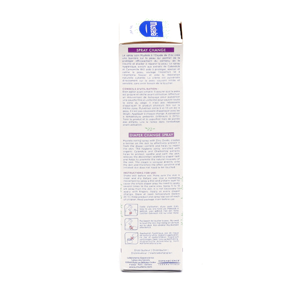 Mustela spray change érythème fessier