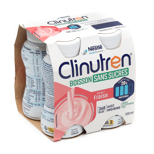 Clinutren boisson hyperprotéinée sans sucres