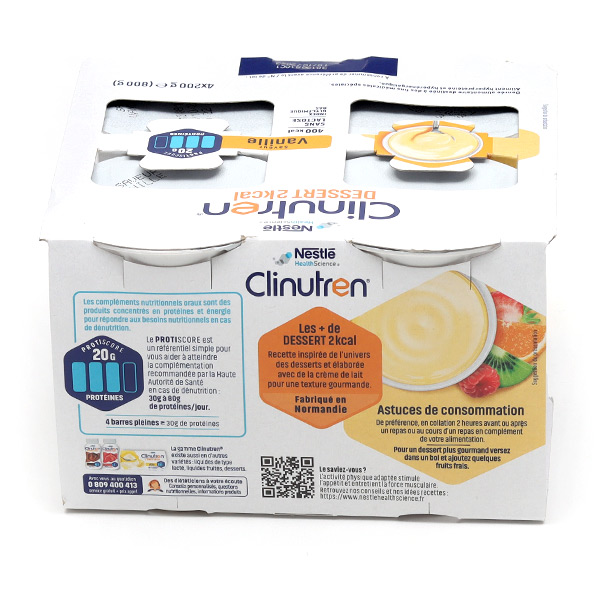 Clinutren Dessert 2kcal crème HP HC