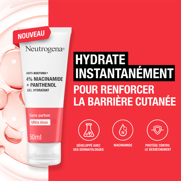 Neutrogena Anti-boutons+ Gel Hydratant visage